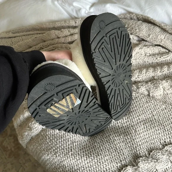 Ugh Disco Shearling Slingback Platform Slippers - Picture 3 of 4